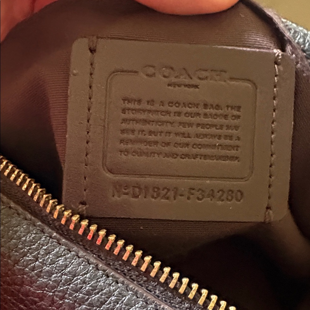 Black Brown Python Coach Bag - image 12